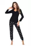 Donna Mika Pyjamas Black, пижама с брюками (изображение 1)