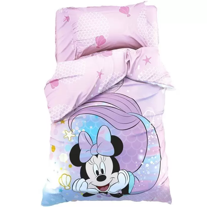 Disney Minnie Mermaid Минни Маус, детское постельное белье 1.5 спальное (изображение 1)
