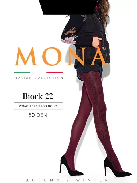 Mona BIORK 22, фантазийные колготки (изображение 1)