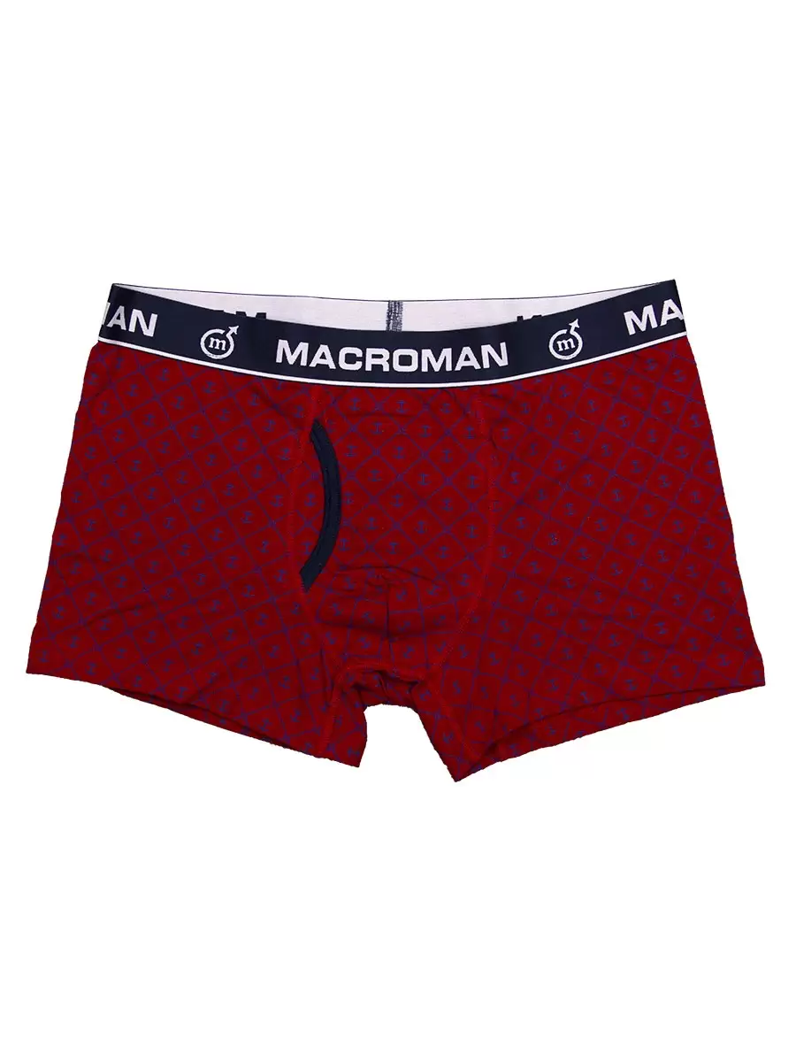 Macroman Marine12 Anchor (якорь), трусы мужские боксеры (бордовый=XL) (изображение 1)