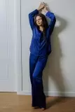 5 SENSES 7149 темно-синий, женский комплект с брюками (изображение 1)