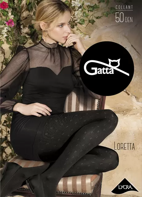 Gatta LORETTA 115, фантазийные колготки (изображение 1)