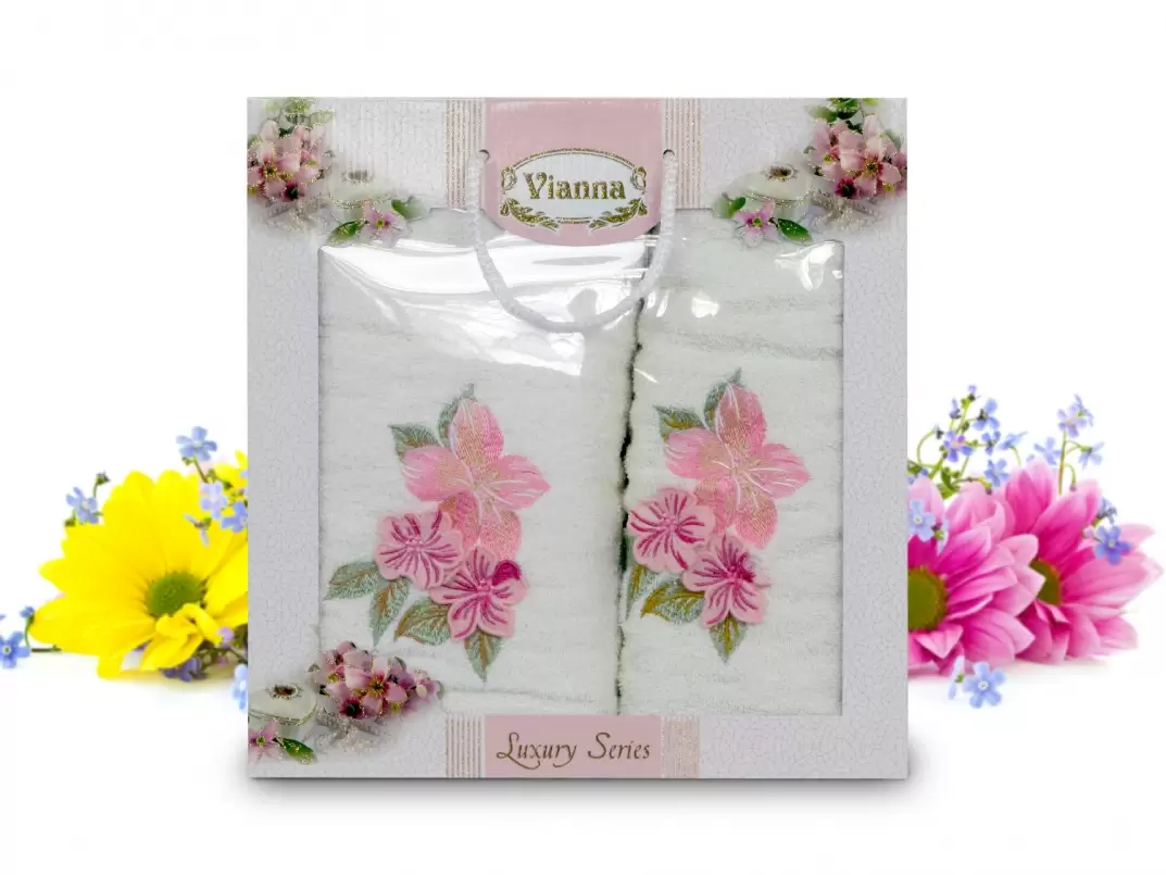 Vianna Luxury Series 8041-07, набор полотенец 2 шт. (изображение 1)