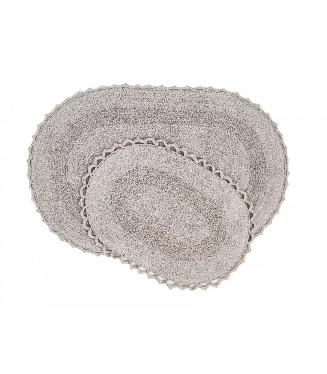 Irya VIOLA Grey (серый), комплект ковриков для ванной (изображение 1)