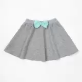 KAFTAN Лебеди, серая юбка для девочки (изображение 1)