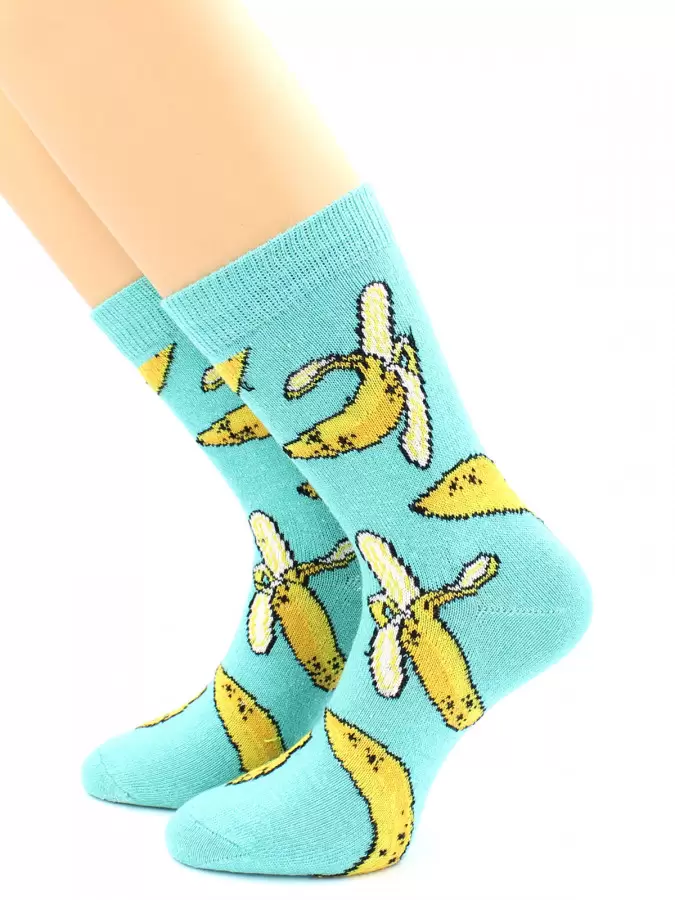 Hobby Line 6193-9, носки женские ангора Бананы (изображение 1)