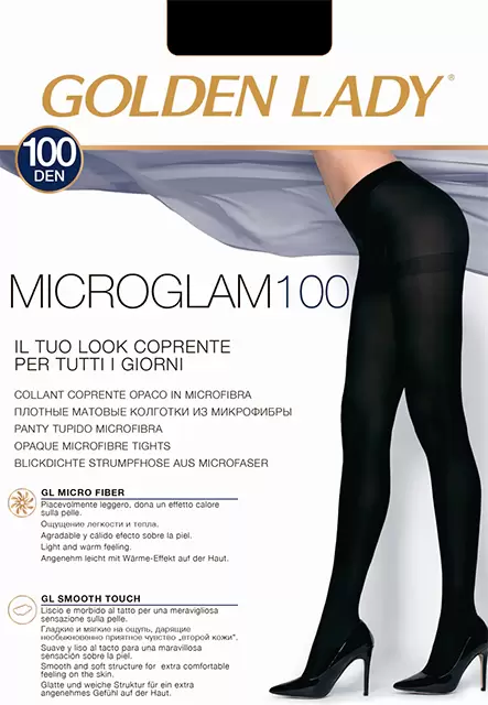 GOLDEN LADY MICROGLAM 100, колготки (изображение 1)