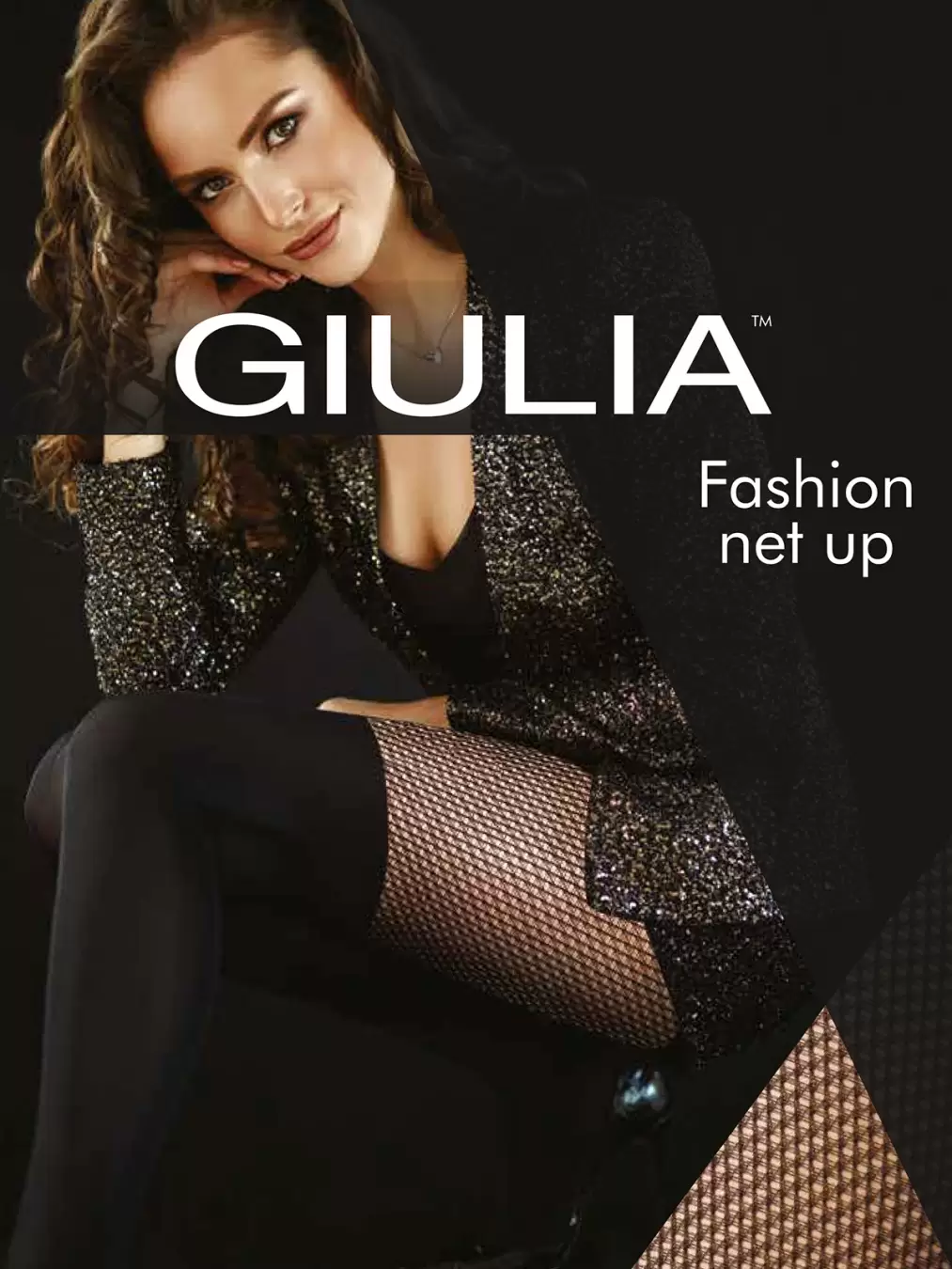 Giulia FASHION NET UP, фантазийные колготки (изображение 1)