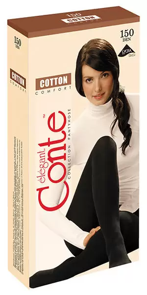 Conte Cotton 150 XL, колготки (изображение 1)