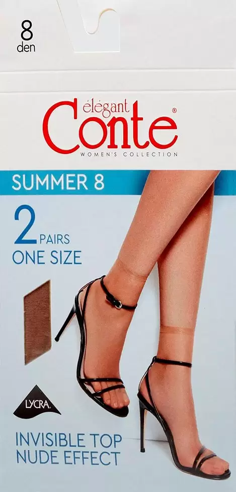 Conte SUMMER 8 socks, 2 pairs, носки женские (изображение 1)