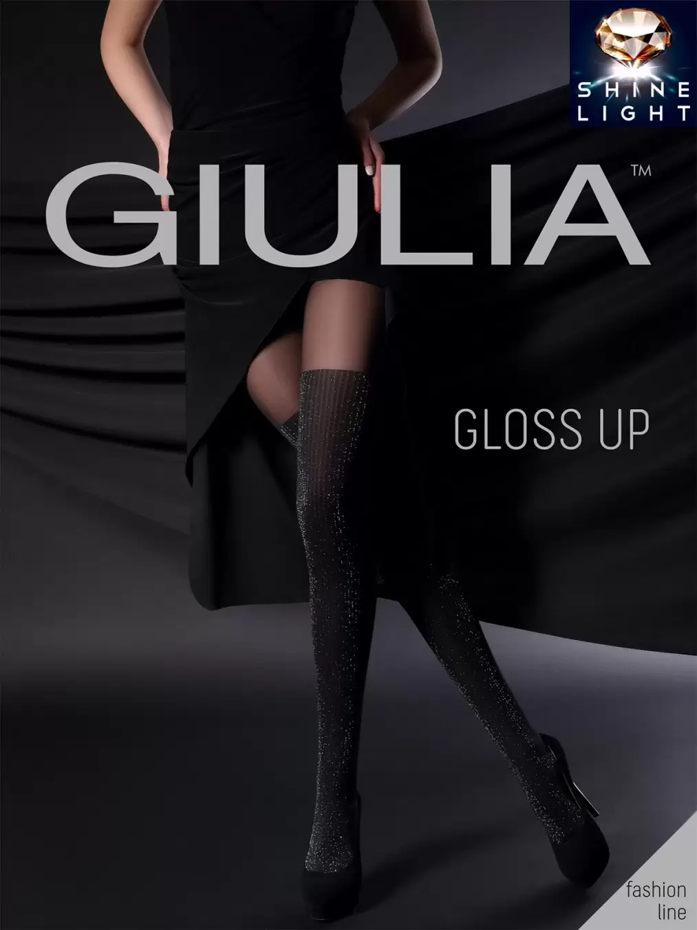 Giulia GLOSS UP 01, фантазийные колготки (изображение 1)