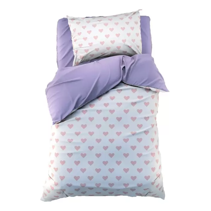 Этель Розовые сердечки, детское постельное белье 1,5 спальное (изображение 1)