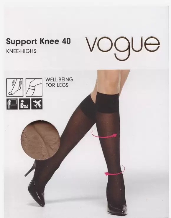 VOGUE SUPPORT 40 knee-highs, гольфы (изображение 1)