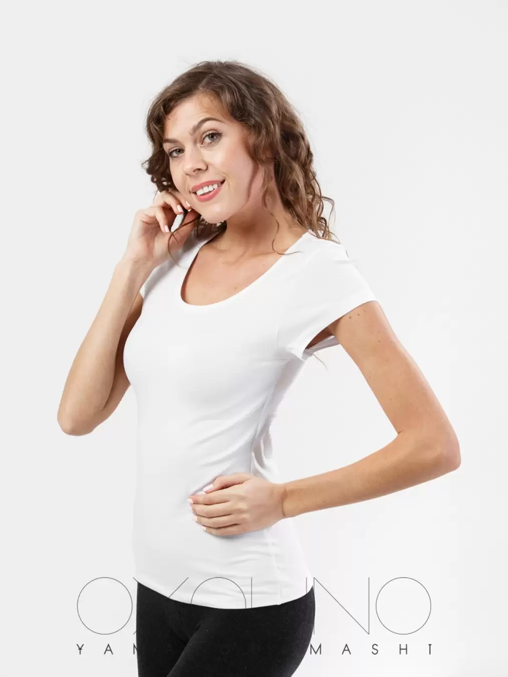 Oxouno OXO 0078 KULIR U-ВЫРЕЗ, женская футболка (изображение 1)