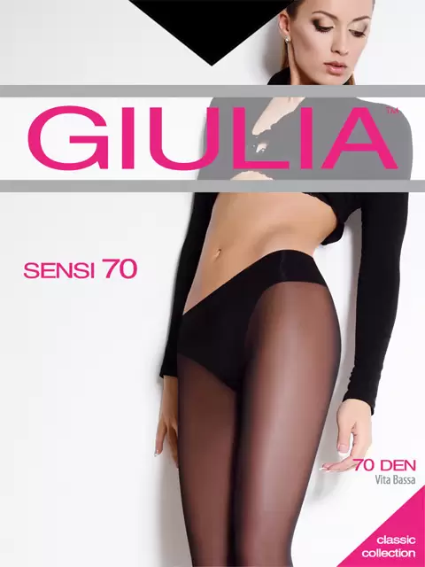 Giulia Sensi 70 vita bassa, колготки РАСПРОДАЖА 2 пары 4 размер (изображение 1)