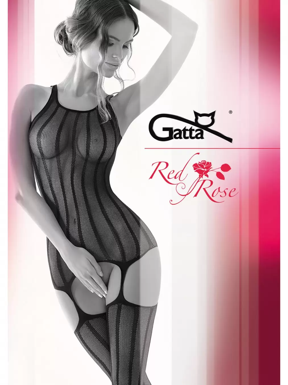 Gatta RED ROSE 02, фантазийные колготки (изображение 1)