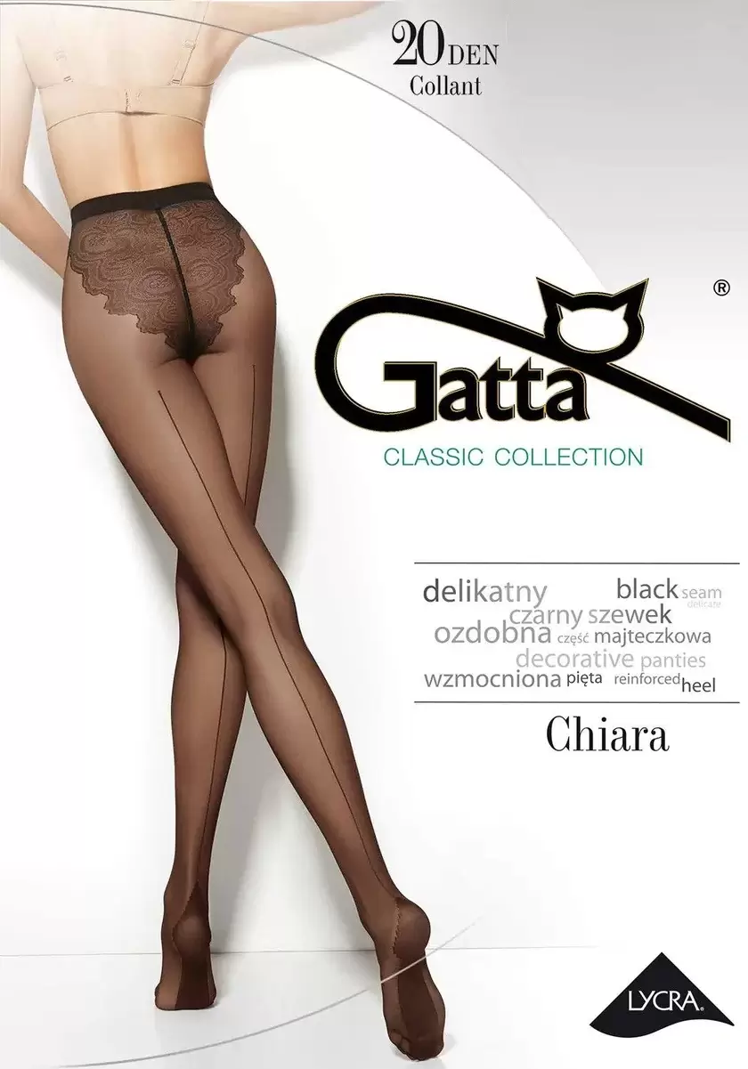 Gatta CHIARA 20, фантазийные колготки (изображение 1)