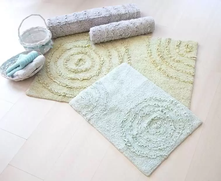 Irya CAPRI Yesil (салатовый), комплект ковриков для ванной (изображение 1)