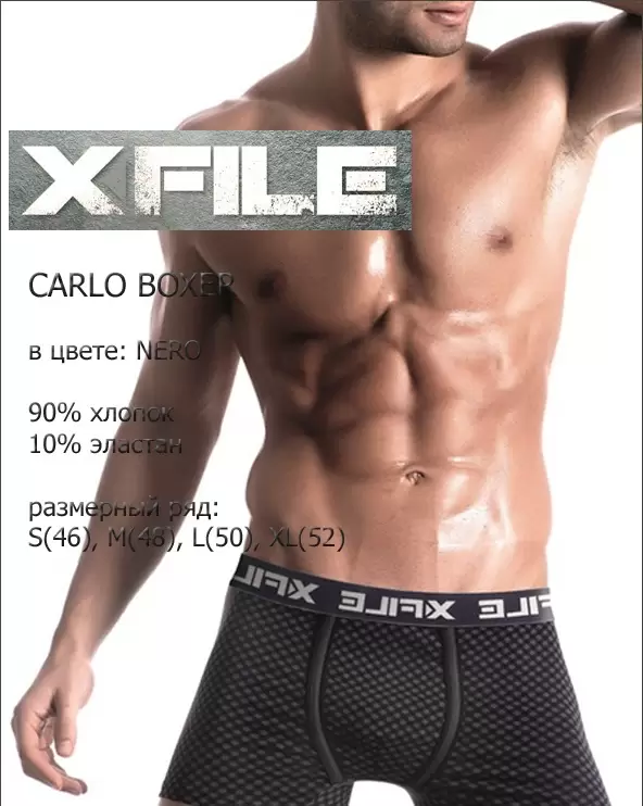 X FILE CARLO BOXER XXL, трусы мужские (изображение 1)