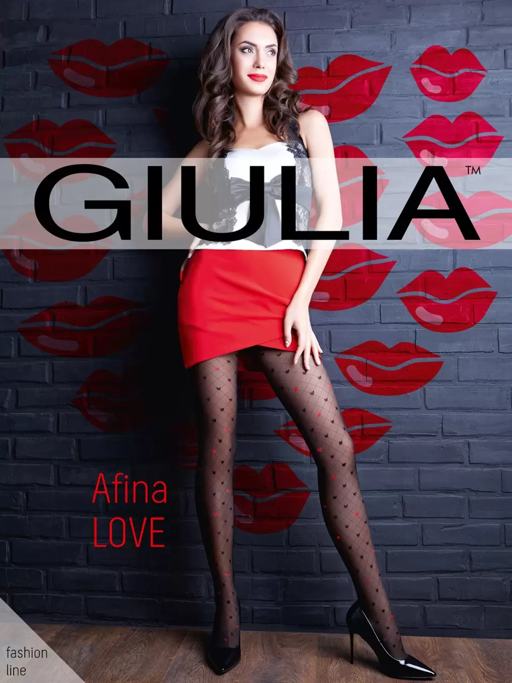 Giulia AFINA LOVE 02, фантазийные колготки (изображение 1)