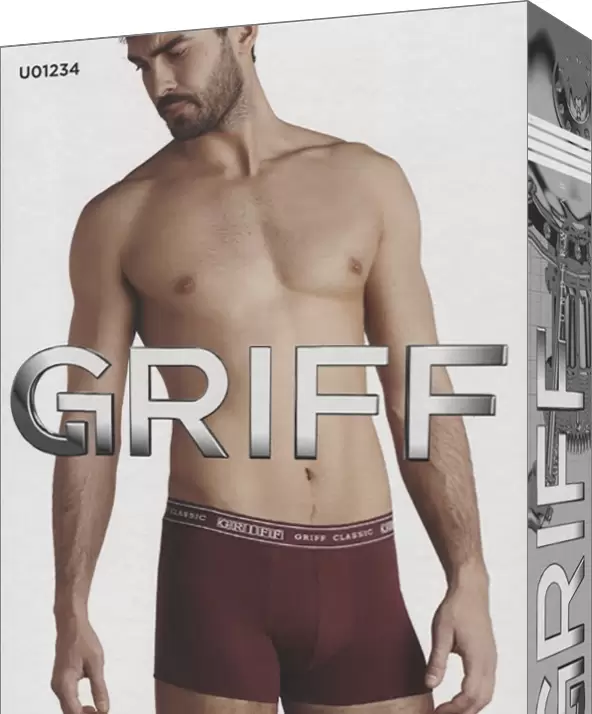 GRIFF underwear UO 1234 BOXER, трусы мужские боксеры (изображение 1)