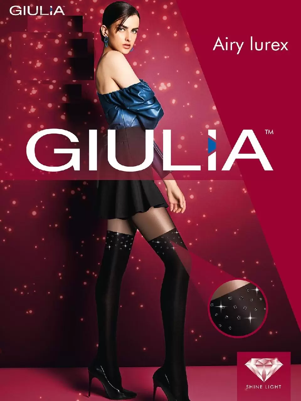 Giulia AIRY LUREX 01, фантазийные колготки (изображение 1)